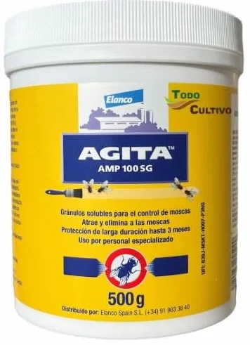 AGITA 10 WG 500 grs 3 meses de resistencia. Contra las moscas. Acetamiprid 10%