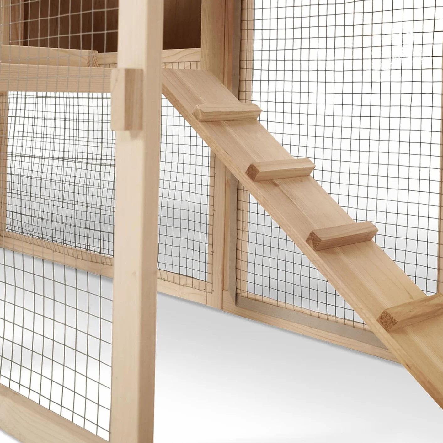 Probache Gallinero VIP con conejera doble XXL de madera
