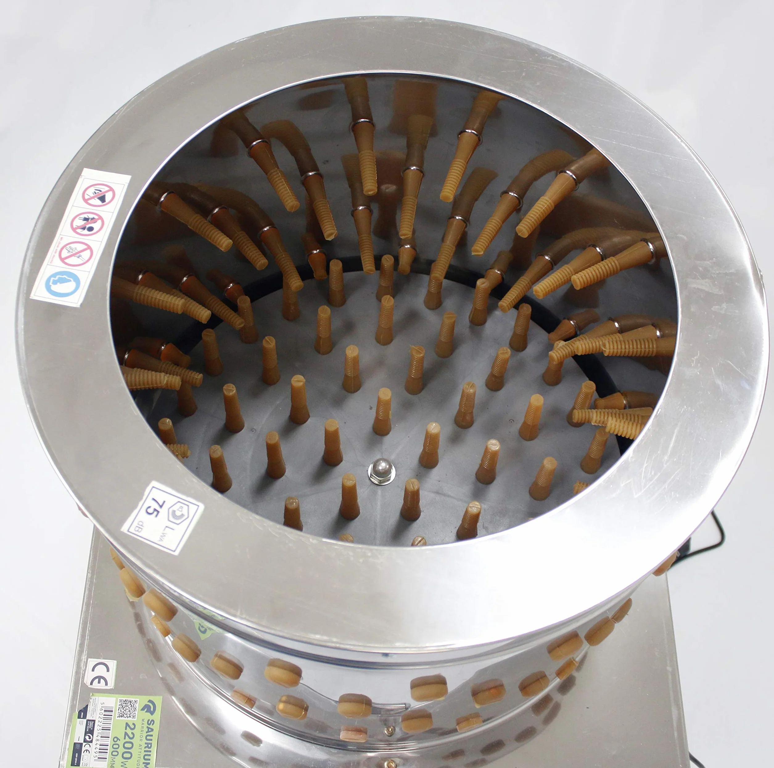 Desplumadora de Pollos 2200W, 600mm Saurium - 48449