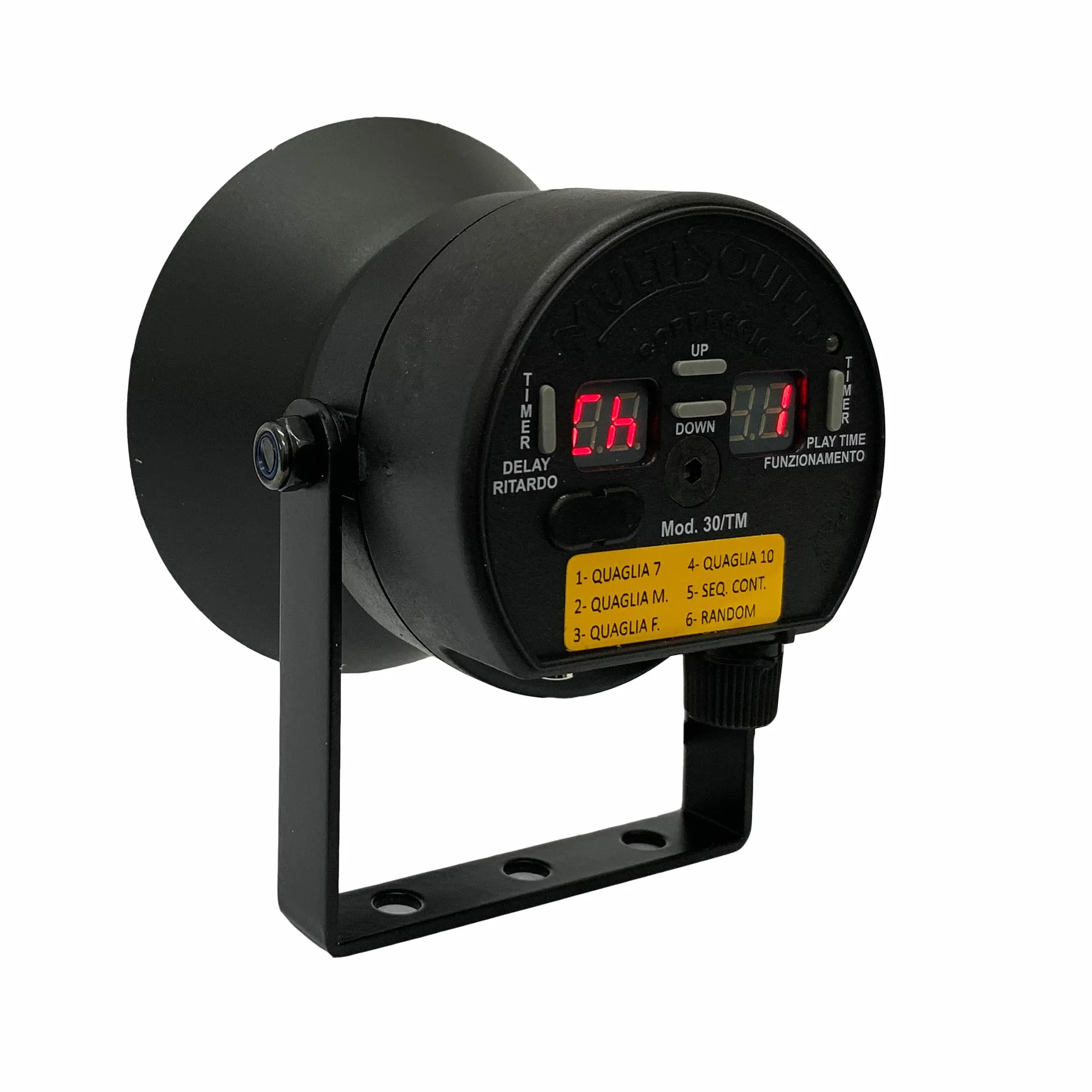 MultiSound 30-TM Aparato electrónico con temporizador y altavoz 30W para codorniz