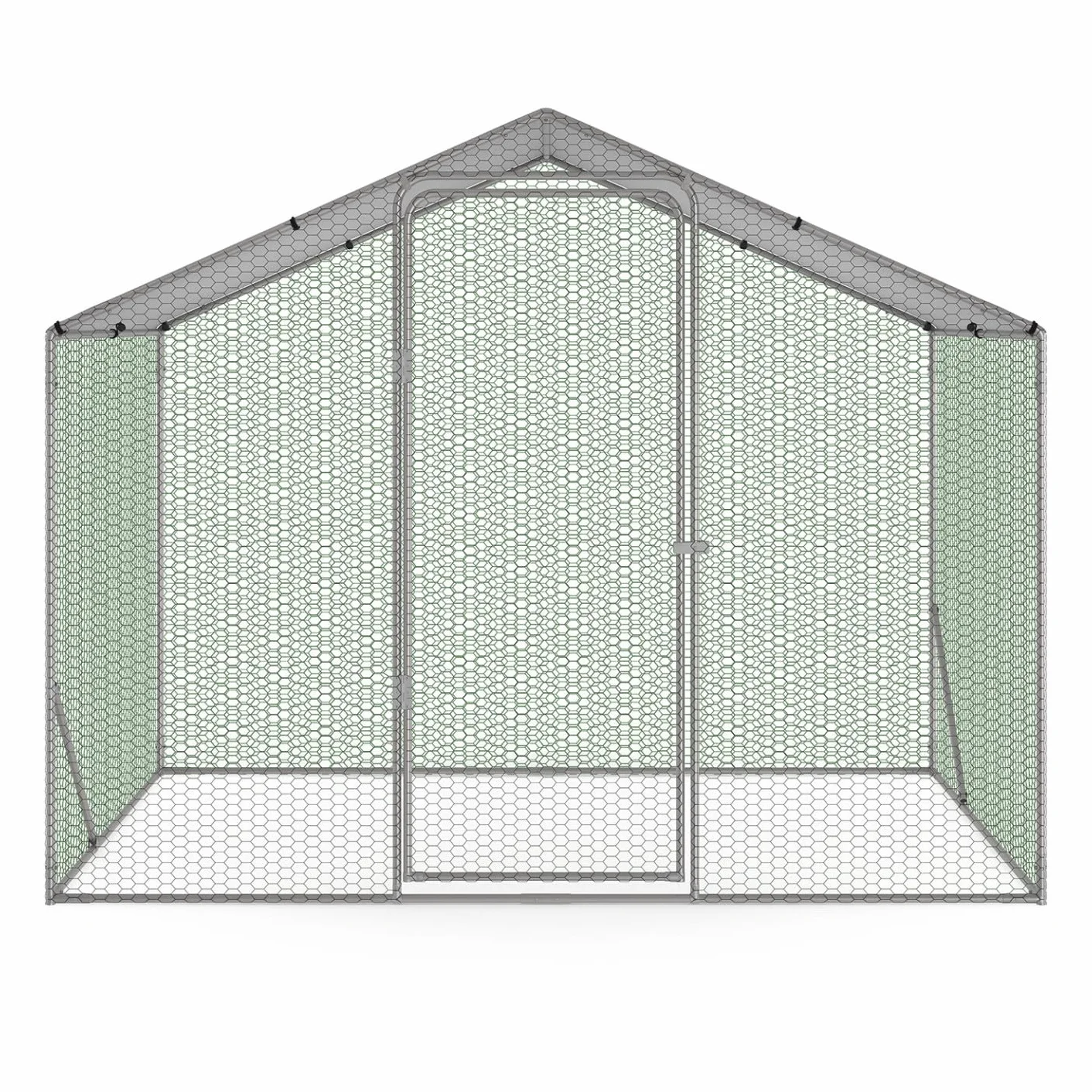 Corral para gallinas de 3 m² Acero galvanizado 2,20x1,4 m