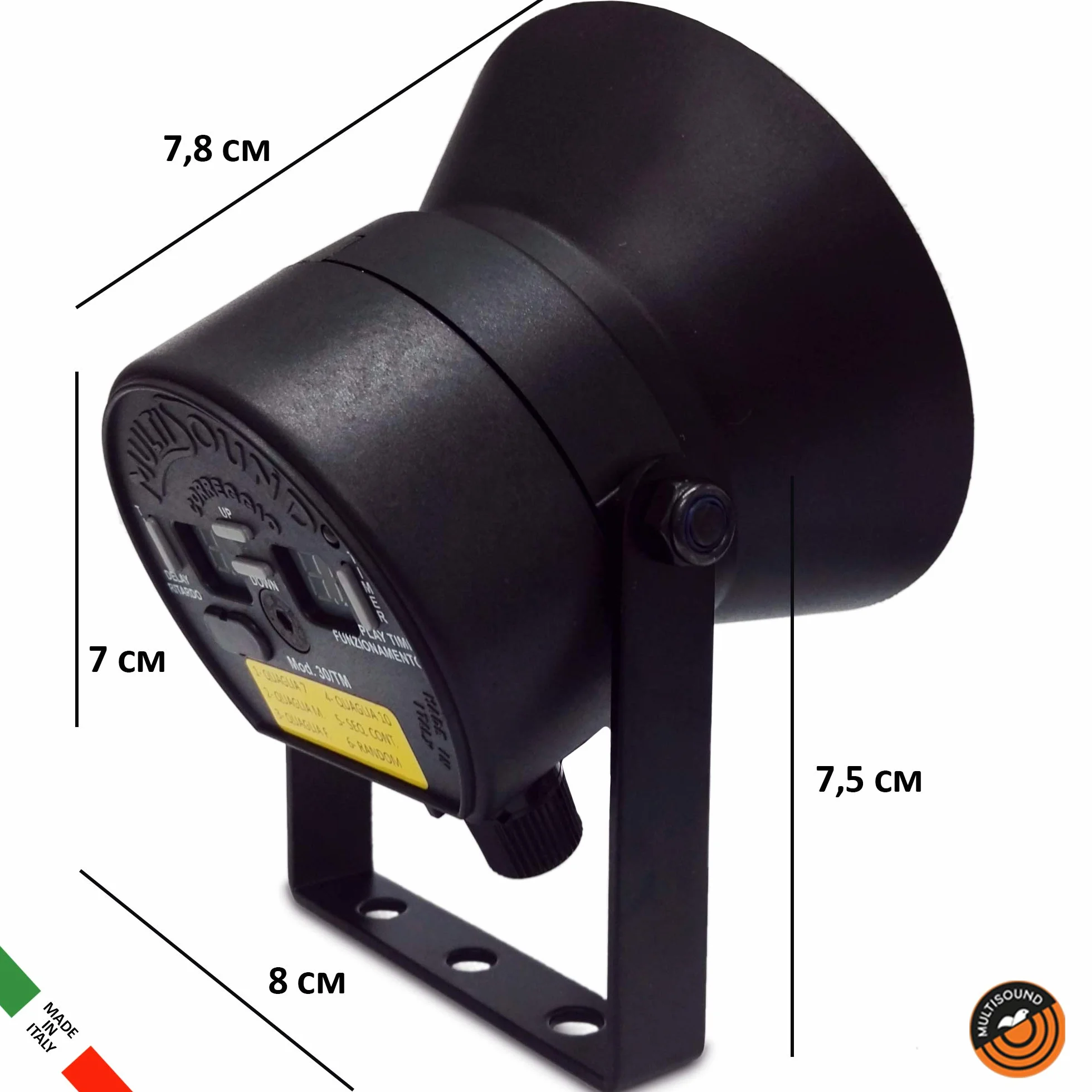 MultiSound 30-TM Aparato electrónico con temporizador y altavoz 30W para codorniz