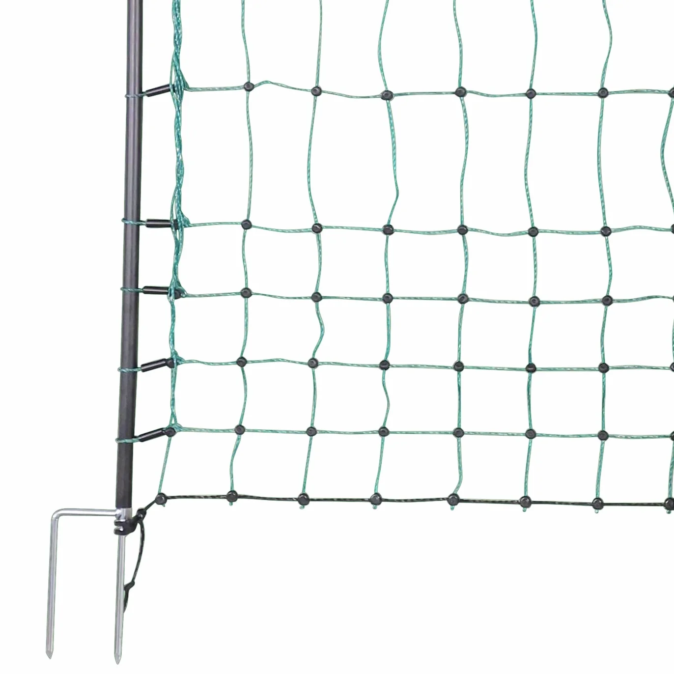 VOSS.farming Malla eléctrica para gallinas farmNET 50m 112cm 16 Postes Kit reparación